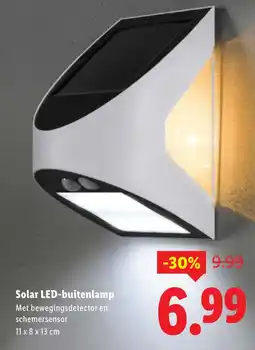 Lidl Solar LED buitenlamp aanbieding
