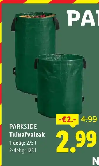 Lidl PARKSIDE Tuinafvalzak aanbieding