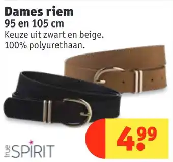 Kruidvat Dames riem 95 en 105 cm aanbieding