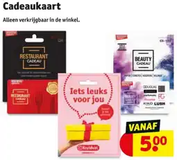 Kruidvat Cadeaukaart aanbieding