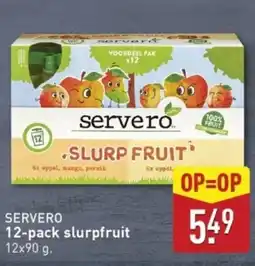 ALDI SERVERO 12-pack slurpfruit aanbieding