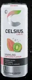 Albert Heijn Celsius sparkling kiwi guava flavour aanbieding