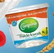Albert Heijn Campina magere milde kwark naturel aanbieding