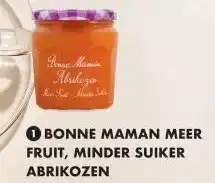 Albert Heijn Bonne maman meer fruit, minder suiker abrikozen aanbieding