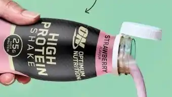 Albert Heijn Optimum nutrition high protein shake strawberry aanbieding