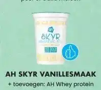 Albert Heijn Ah skyr vanillesmaak aanbieding
