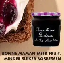 Albert Heijn Bonne maman meer fruit, minder suiker bosbessen aanbieding