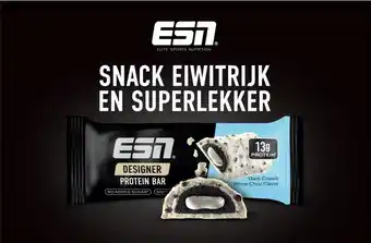 Albert Heijn Esn designer protein bar dark cookie white aanbieding