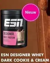 Albert Heijn Esn designer whey dark cookie & cream aanbieding