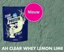 Albert Heijn Ah clear whey lemon lime aanbieding