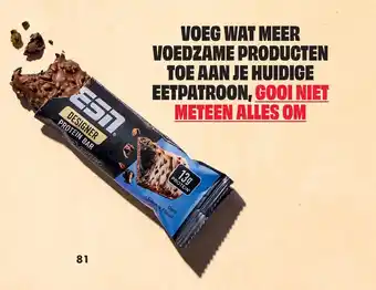 Albert Heijn ESN designer protein bar aanbieding