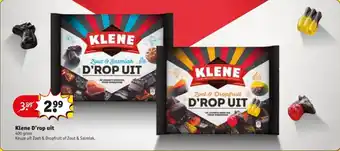 Kruidvat Klene D'rop uit aanbieding