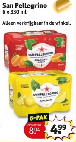 Kruidvat San Pellegrino aanbieding