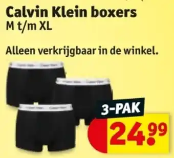 Kruidvat Calvin Klein boxers aanbieding