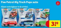 Kruidvat Paw Patrol Big Truck Pups auto aanbieding