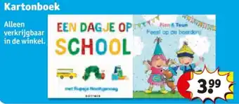 Kruidvat Kartonboek aanbieding