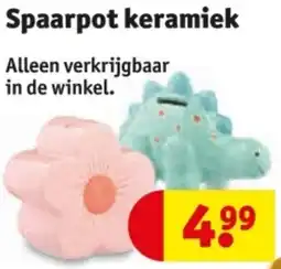Kruidvat Spaarpot keramiek aanbieding