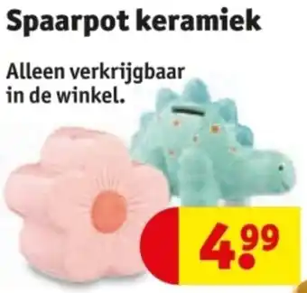 Kruidvat Spaarpot keramiek aanbieding
