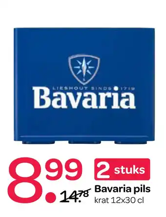 Spar Bavaria pils 12x30 cl aanbieding