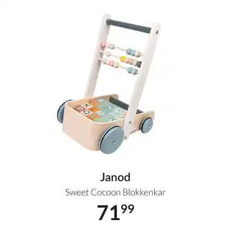 Babypark Janod - Blokkenkar aanbieding