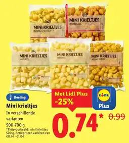 Lidl Mini krieltjes aanbieding