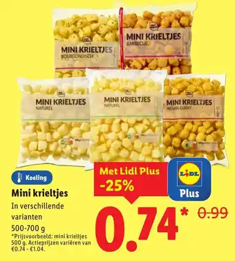 Lidl Mini krieltjes aanbieding