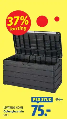 Lidl Livarno home Opbergbox tuin aanbieding