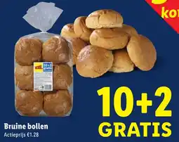 Lidl Bruine bollen aanbieding