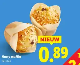 Lidl Nutty muffin aanbieding