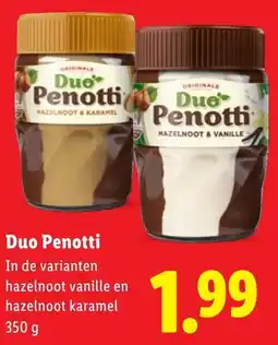 Lidl Duo Penotti aanbieding