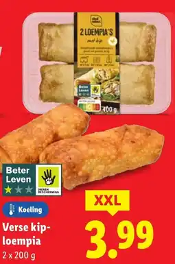 Lidl Verse kip-loempia aanbieding