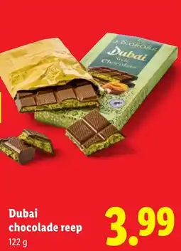 Lidl Dubai chocolade reep aanbieding