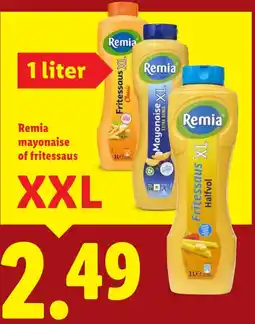 Lidl Remia mayonaise of fritessaus aanbieding