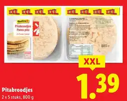 Lidl Pitabroodjes aanbieding