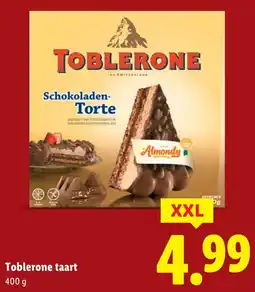 Lidl Toblerone taart aanbieding