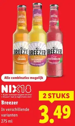 Lidl Breezer aanbieding