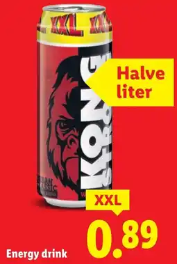 Lidl Energy drink aanbieding