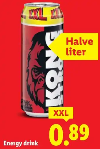 Lidl Energy drink aanbieding