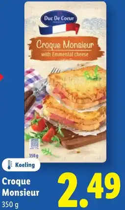 Lidl Croque Monsieur aanbieding