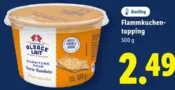 Lidl Flammkuchentopping aanbieding