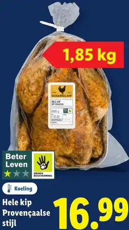 Lidl Hele kip Provençaalse stijl aanbieding