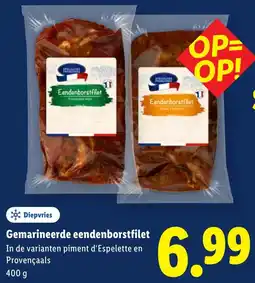 Lidl Gemarineerde eendenborstfilet aanbieding