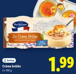 Lidl Crème Brûlée aanbieding