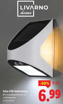 Lidl Solar LED-buitenlamp aanbieding