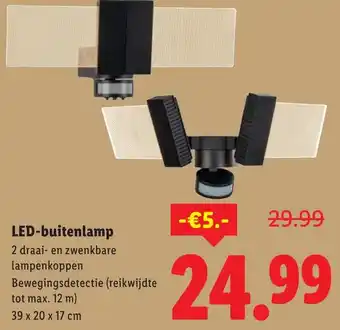 Lidl LED-buitenlamp aanbieding