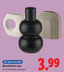 Lidl Keramische vaas aanbieding