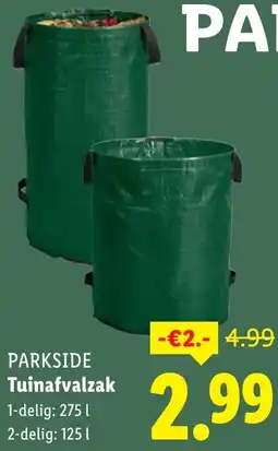 Lidl Parkside Tuinafvalzak aanbieding