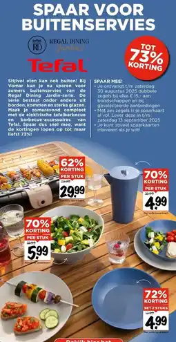 Vomar Voordeelmarkt SPAAR VOOR BUITENSERVIES aanbieding
