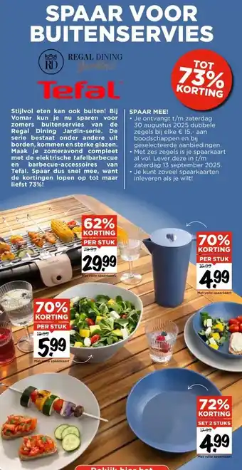 Vomar Voordeelmarkt SPAAR VOOR BUITENSERVIES aanbieding