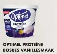 Albert Heijn Optimel proteïne bosbes vanillesmaak aanbieding